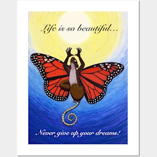 Monarch butterfly Mouse Posters and Art